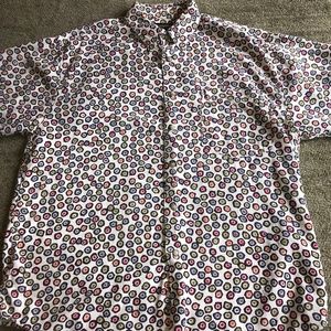 Reunion short sleeve button up menswear